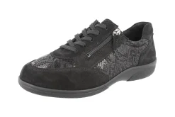 Womens Wide Fit Zip Entry Lace Trainers - Waxwing<DB Wider Fit Shoes Fashion